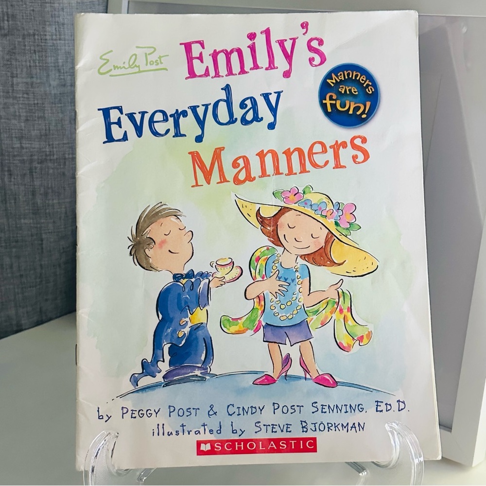 Emily Post Emily’s Everyday Manners Paperback Picture Book Manners Are Fun
